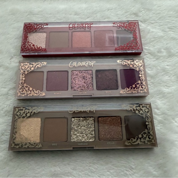 Colourpop Cherish, Amour, & Lyric 5 Pan Eyeshadow Bundle BNIB. - Picture 2 of 10
